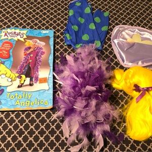 VTG Disguise Rugrats Totally Angelica 2001 Halloween Costume Kids Sz 2-4 D8